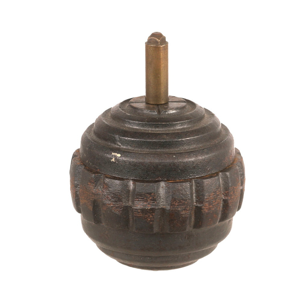 Original Imperial German WWI Cut-Open Model 1915 n/A Ball Hand Fragmentation Inert Grenade - Kugelhandgranate Original Items