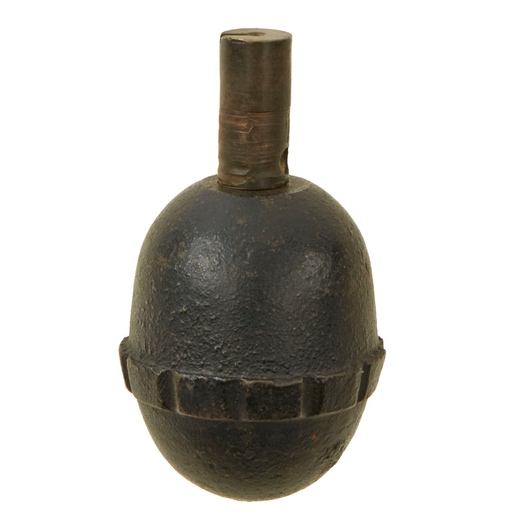 Original German WWI Model 1917 n/A Inert Egg Hand Fragmentation Grenade - Eierhandgranate Original Items