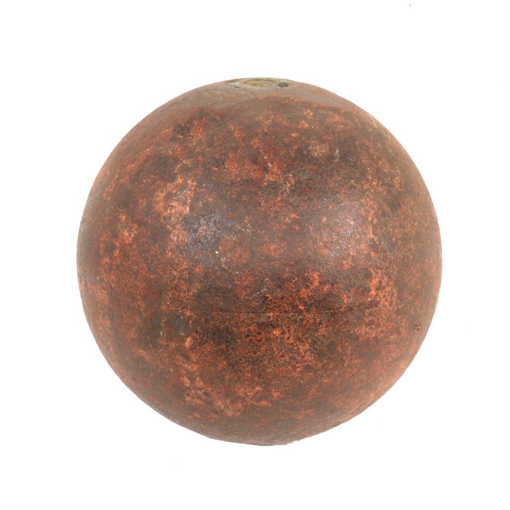 Original U.S. American Civil War Federal 8-Inch Columbiad 50lb Cannon Ball with Fuze Original Items