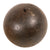 Original U.S. Civil War Confederate Enormous Spherical 10 Inch Mortar Shell with Inscription & Tong Ears Original Items