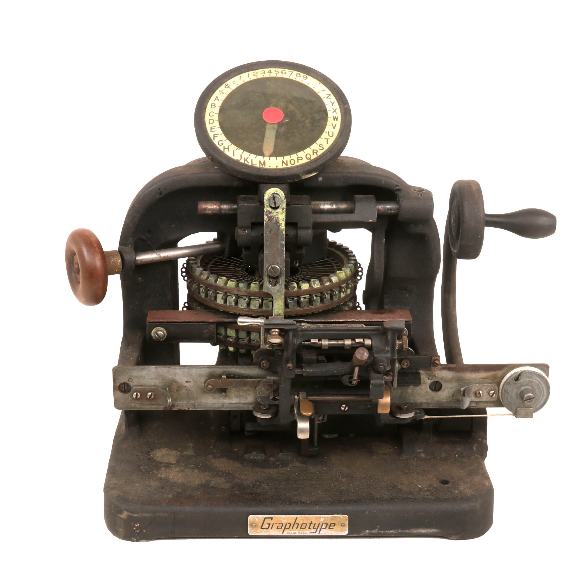 Original U.S. WWI WWII Graphotype Model G1 Dog Tag Machine - Fully ...