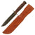 Original U.S. WWII USN “First Model” Early War KA-BAR Fighting Knife by CAMILLUS in Leather Sheath Original Items