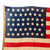 Original U.S. Moro Rebellion Era U.S. Navy Ensign #5 45-Star Flag Flown at Cavite, P.I. Navy Yard in 1909 with Great Inscription - 64 x 116”