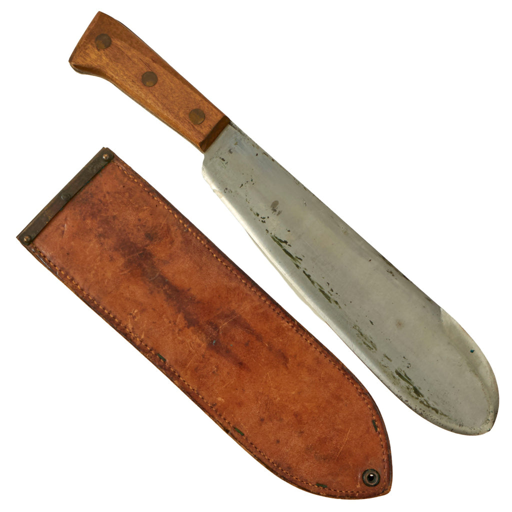 Original U.S. WWII USMC Bolo Knife by Chatillon, N.Y. with BOYT 1945 Scabbard Original Items