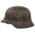 Original German WWII M42 Removed Decal Army Heer Helmet with 1944 Dated 58cm Liner and Chinstrap - Stamped CKl66 Original Items