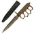 Original U.S. WWI Model 1918 Mark I Trench Knife by L. F. & C. with Quality Reproduction Scabbard Original Items