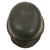 Original German WWII Large M42 Heer Army No Decal Helmet with 44 Dated 58cm Liner & Replica Chinstrap - Stamped EF66 Original Items