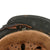 Original German WWII Large M42 Heer Army No Decal Helmet with 44 Dated 58cm Liner & Replica Chinstrap - Stamped EF66 Original Items