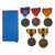 Original U.S. Collection of Indian War - Spanish American War Era Medal Restrikes - 5 Total with 2 Boxes Original Items