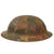 Original U.S. WWI Panel Camouflage Painted British-Made Mk 1 Doughboy Helmet Shell Original Items