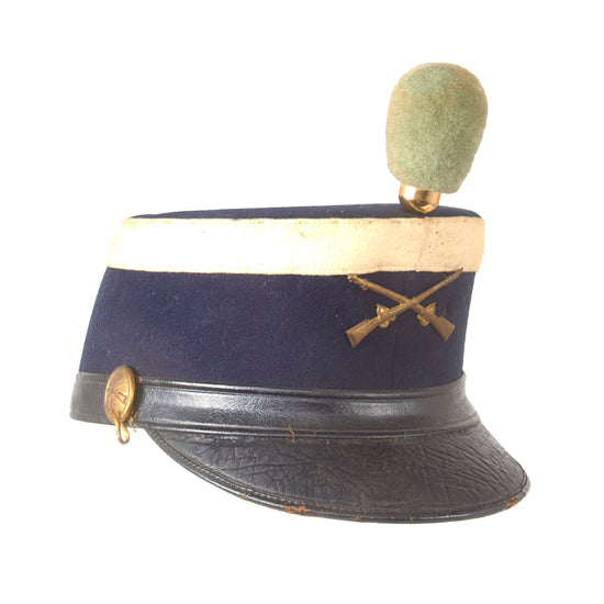 Original U.S. Indian Wars Maryland Militia Shako with Plume by Oehm & Co. of Baltimore Original Items