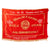 Original Cold War Era Soviet Union “Highest Rates in Socialist Competition” Award Marx & Lenin Communist Labor Banner Flag - Circa 1980s - 44 x 67” Original Items