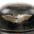 Original German WWII M38 Luftschutz Beaded Gladiator Air Defense Helmet with 57cm Liner, Broken Chinstrap and 1938 Contract Marking Original Items