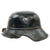 Original German WWII M38 Luftschutz Beaded Gladiator Air Defense Helmet with 57cm Liner, Broken Chinstrap and 1938 Contract Marking Original Items