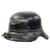 Original German WWII M38 Luftschutz Beaded Gladiator Air Defense Helmet with 57cm Liner, Broken Chinstrap and 1938 Contract Marking Original Items