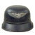 Original German WWII M38 Luftschutz Beaded Gladiator Air Defense Helmet Shell - dated 1938 Original Items