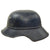 Original German WWII M38 Luftschutz Beaded Gladiator Air Defense Helmet Shell - dated 1938 Original Items