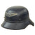 Original German WWII M38 Luftschutz Beaded Gladiator Air Defense Helmet Shell - dated 1938 Original Items