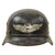 Original German WWII Luftschutz Civil Air Defense Beaded M40 Helmet Shell - marked Q64 Original Items