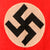 Original German WWII NSDAP National Socialist Party Fringed Podium Banner - 37" x 30"