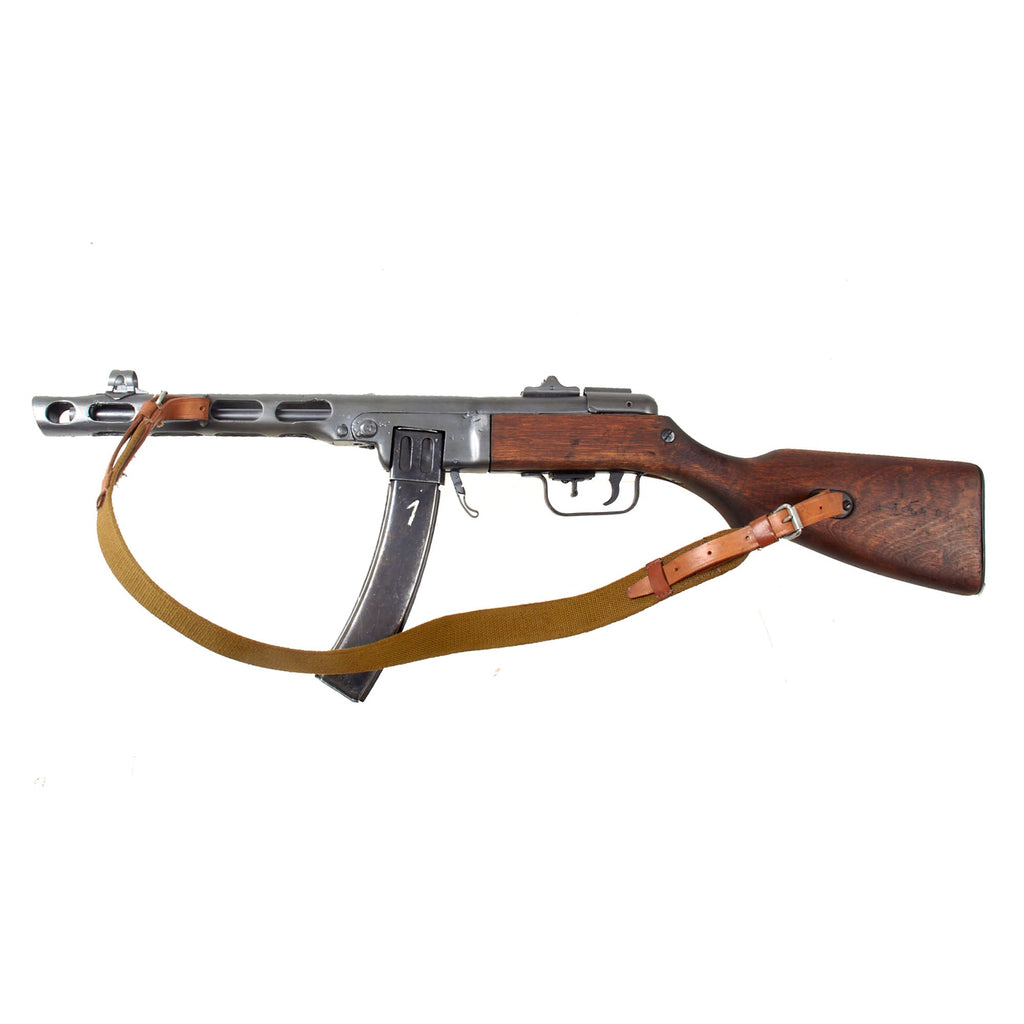 Original Soviet WWII 1943 Dated PPSh-41 Display Machine Pistol Serial АЛ 4400 with Stick Magazine and Sling Original Items
