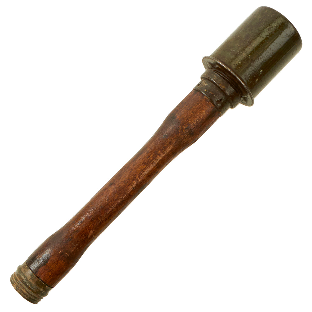 Original German WWII M24 Inert Stick Grenade Stielhandgranate with Maker’s Marks - Stielhandgranate Original Items
