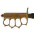 Original U.S. WWI Model 1918 Mark I Trench Knife by L. F. & C. with Quality Reproduction Scabbard Original Items