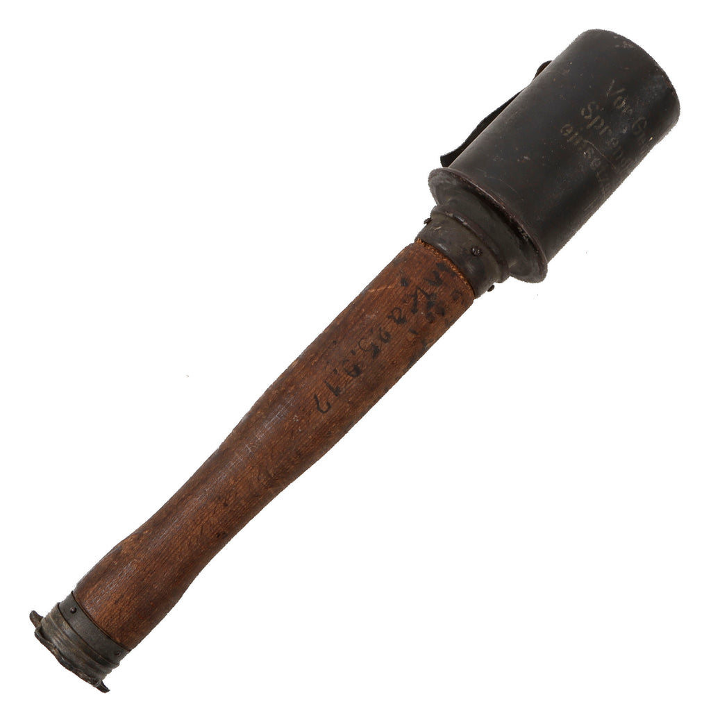 Original Imperial German WWI Inert M1917 Stick Grenade - Stielhandgranate M17 - Dated September 1917 Original Items