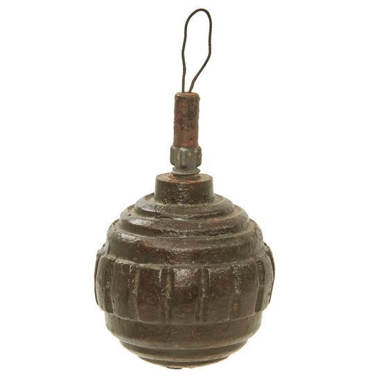 Original German WWI Model 1915 n/A Inert Ball Hand Fragmentation Grenade - Kugelhandgranate Original Items