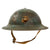 Original U.S. Marine Corps WWII USMC M1917A1 Kelly Helmet With Camouflage Paint- As Used During The Battle of Wake Island Original Items