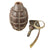 Original U.S. WWI Extremely Rare Inert Mk. I Defensive Grenade with WWII M10A2 Fuze Original Items