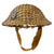 Original British WWII Brodie MkII Steel Helmet Complete with Regiment Unit Tactical Flash and Helmet Net - Size 7 ½ Original Items