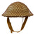 Original British WWII Brodie MkII Steel Helmet Complete with Regiment Unit Tactical Flash and Helmet Net - Size 7 ½ Original Items