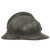 Original French WWI Issue Model 1915 Infantry Adrian Helmet in Horizon Blue with Rare First Pattern Liner Original Items