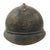Original French WWI M1915 Adrian Mountain Trooper Chasseurs Helmet with First Pattern Liner & Broken Chinstrap - Horizon Blue Original Items