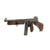 Original U.S. WWII Thompson M1A1 Display Submachine Gun Serial 573245 with Live Barrel, British Fore Stock, and Magazine Original Items