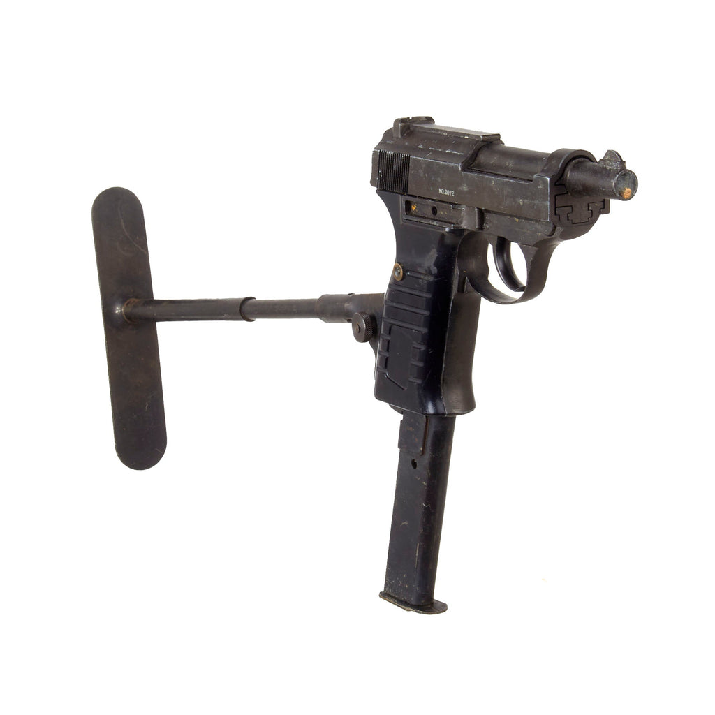 Original The Man from U.N.C.L.E. P38 Secret Agent Model Replica Prop Gun with Stock & Magazine by Model Gun Company, Tokyo, Japan Original Items