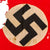 Original German WWII U.S. 30th Infantry Division Captured Flag with 42 Signatures Including USO Performer Jessica Lee with Patch & Collar Disc - 29½ x 42” Original Items