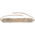 Original Japanese WWII Tiger Senninbari 1000 Stitch Belt with Stitched Coin & Lots of Kanji - 47 x 5 ¾”