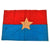 Original Vietnam War North Vietnamese Army Viet Cong Flag - 28 x 41” Original Items