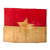 Original Vietnam War North Vietnamese Army Small Multi-Piece Viet Cong Flag - 11¾ x 14½” Original Items
