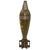 Original U.S. WWII Inert M43A1 81mm Mortar Round with Fuze - Repainted with Added Markings - Dated 1945 Original Items
