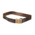 Original German WWII SS EM/NCO Leather Waist Belt with Aluminum Buckle by F. W. Assmann & Söhne - RZM 155/39 ᛋᛋ Original Items