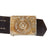 Original German WWII SS EM/NCO Leather Waist Belt with Aluminum Buckle by F. W. Assmann & Söhne - RZM 155/39 ᛋᛋ Original Items