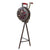 Original German WWII HSM7 Hand Alarm Air Raid Siren on Stand by Elektror K.W. Müller Original Items