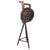 Original German WWII HSM7 Hand Alarm Air Raid Siren on Stand by Elektror K.W. Müller Original Items