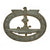 Original German WWII Kriegsmarine Zinc Alloy U-Boat War Badge - U-Boot-Kriegsabzeichen Original Items