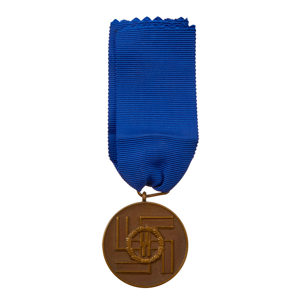 Original German WWII SS Eight Year Long Service Award Medal with Ribbon - SS-Dienstauszeichnung 8 Jahre Original Items
