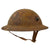 Original U.S. WWI Marine Corps British-Made Mk. I Helmet with EGA Device & Full Liner and Chinstrap Original Items