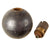 Original French WWI Model 1914 Bracelet Ball Hand Grenade with Fuse & Pull Ring Housing - Inert Original Items